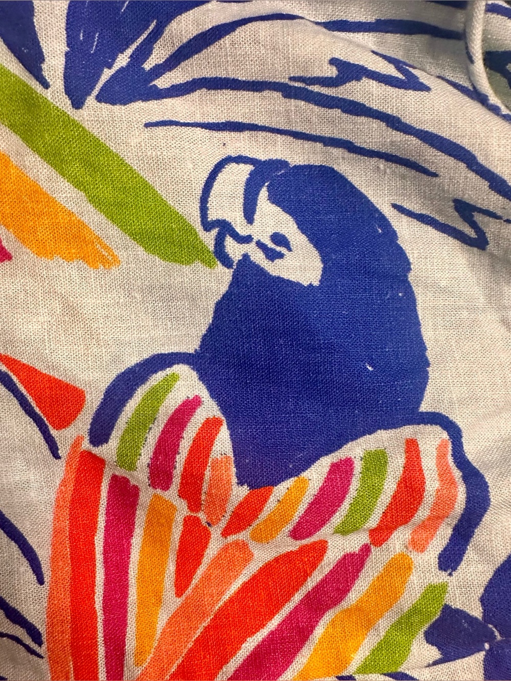 FARM Rio Blue Color Birds Maxi Dress - Picture 3 of 6